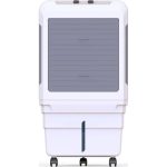 Bajaj DMH 85X 85L Desert Air Cooler | High Air Delivery with Turbo Fan Technology | 3-Side Honeycomb Cooling & 4-Way Swing | Inverter Compatible | 1 Year Warranty【White】