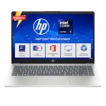 HP 14, Intel Core Ultra 5 125H (24GB DDR5, 1TB SSD), Micro-Edge, Anti-Glare, FHD, 14”/35.6cm, Win11, M365* Office24, Silver, 1.4kg, ep1180TU, FHD Camera, Backlit Laptop