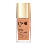 LAKMÉ Powerplay Priming Foundation Liquid, Natural, Flawless Finish, Medium To Full Coverage, Built in Primer, Long Lasting, SPF 20, Cool Tan, 25ml