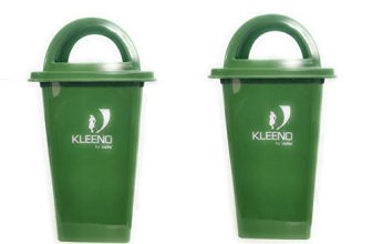 Cello Dome Dustbin 110 LTR (Green/Green)