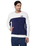 GAP Men’s Full Sleeve Crew Neck Standard Fit Brushed Sweatshirt,Navy,L