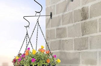 TrustBasket Angus Wall Bracket for Hanging Planter (Pack of 5) Wall Shelf Brackets Plant Hangers for Hanging Flower Pots for Indoor and Outdoor Plants