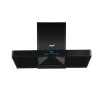 Livpure Dash 90 cm | T-Shape | 1450 m³/hr Suction | Filterless | Touch & Gesture Control | Digital Display | Low Noise | 10 Years Motor + 2 Years Comprehensive Warranty | Black