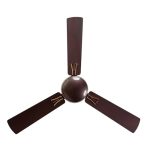 RR Signature Audie 1200MM 2 Star BEE Certified Energy Efficient 50-Watt High-Speed Ceiling Fan For Home and Office (Charcol Black)
