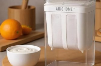 ARIQ HOME™ Premium Edition | Hung Curd Strainer Box | Yogurt Filter and Greek Yogurt Maker – 1100ml BPA-Free Fine Mesh Filter with Airtight Lid | Multipurpose Curd Maker |