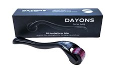 Dayons 0.5mm Derma Roller for Hair Growth, Beard Growth & Face Skin Care – Microneedling Roller for Hair Regrowth, Acne Scars & Skin Treatment – Micro Needling Tool for Men & Women