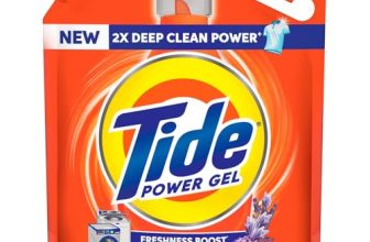 Tide Power Gel Liquid Detergent for Top Load & Front Load – 3.2kg | 2x Deep Clean Power | Removes Stains & Dirt | Freshness Boost | Fresh Fragrance