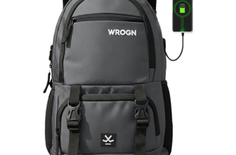 WROGN ASHPER Unisex with USB Port and Rain Cover 40 L Laptop Backpack(Grey)