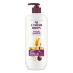 Bajaj Almond Drops Nourishing Shampoo with Almond Milk, Vitamin E & Biotin | For Soft, Shiny Hair | 10X Hairfall Reduction | Paraben Free- 340ML