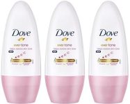 DOVE Even Tone 48H Odour Protection Deodorant Roll-on  –  For Women(150 ml, Pack of 3)