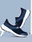 asian Future-04 laceless sports shoes for men | Latest Stylish Casual sneakers for men without laces | running shoes for boys | Slip on blue shoes for running, walking, gym, trekking & party Loafers For Men(Navy , 7 UK/India)