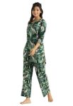 LookMark Women’s Viscose Rayon Printed Stitched Kurta with Pant | Green Color Kurta Set | Kurta with Pant Set for Woman | Printed Kurta Set -(AZ-LM-OG1-KS2254-Green-L)