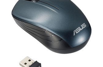 ASUS WT200 / WT200 Ergonomic Design, 1200 dpi Ambidextrous Optical Mouse Runs on 1 AA Battery- upto 15 months life, 1200 DPI(2.4GHz Wireless, Blue)
