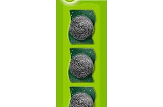 Scotch-Brite Stainless Steel Scrub – Pack of 3 (3X 15g Steel +Free 3 Scrub Pads 3″X3″)