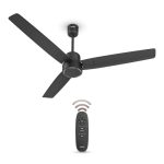 Havells FAB BLDC Ceiling Fan 1200 mm (Made In India), 380 RPM, Savings Upto 65%, Reverse Rotation, 4 Modes (Boost,Sleep,Breeze,Mop), Low Wattage 30 W, Low Noise, Air Flow:235 CMM, 3Y Warranty, Black