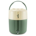 Milton Kool Pristine 22 Insulated Plastic Water Jug, 19 litres, Green | Food Grade | Easy to Carry | BPA Free