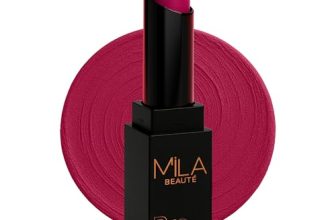 Mila Beauté Pro Matte Lipstick | Highly Pigmented & Long lasting | Semi Matte Finish | Light Weight Lipstick | Single Swipe Application | Luxurious Lip Color | Shade -(Anarkali, 4.2g)