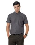 United Colors of Benetton Men’s Slim Shirt (5NS13U008I_Charcoal XL)