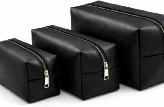 CLASSECRAFTS Luxury Travel Organizer Pouch Set of 3 Multi-Size Kit for Men & Women(Black)