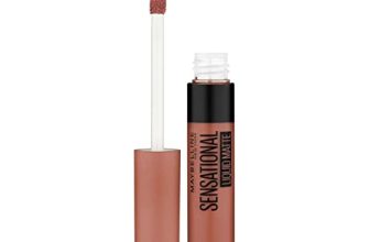 Maybelline New York Sensational Liquid Matte Lipstick, NU01 Bare It All
