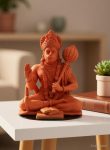 SMRK Hanuman Idol For Car Dashboard, Temple, Diwali Gift, Home Decor, Festivals Decorative Showpiece  –  9 cm(Resin, Orange)