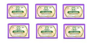 S2M Herbal Lavender Soap (Pack of 6) (6 x 125 g)
