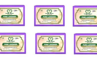 S2M Herbal Lavender Soap (Pack of 6) (6 x 125 g)