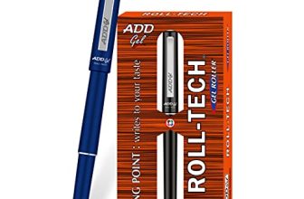 ADD Gel Roll Tech Gel Pen – Set of 4 (BLUE)