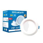 EcoEarth Bixy 8 Watt Led Junction & Concealed Downlight Warm White 3000K (Pack of 1)