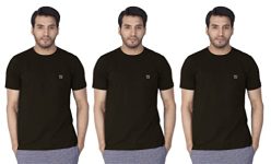 Lux Nitro Men’s Regular Fit Round Neck T-Shirt_Black