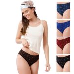 Rupa Jon Printed Panties for Women | 100% Cotton Fabric | Anti-Bacterial Printed Briefs | Women Innerwear | Pack of 5