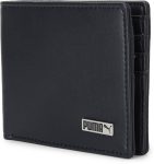 PUMA Men Blue Artificial Leather Wallet(6 Card Slots)