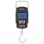 IONIX Weight Machine for Luggage, Wait Machine, Luggage Wighing Scale, Digital Weighing Scale, Bag Weighing Scale for Luggage, Electronic Portable Fishing Hook Type Digital LED Screen, 50 kg (Black)