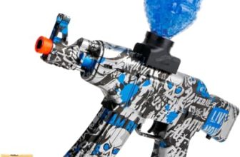 Super Sharp Shooter Shooting Gun Toy with Water-Absorbing Gel Ball Bullets, Rechargeable Battery, USB Charger, Gift for Boys and Girls