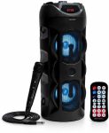 kenvex 234-PARTY-SPEAKER-MIC&REMOTE-TOWER 40 W Bluetooth Tower Speaker(Black, 2.0 Channel)