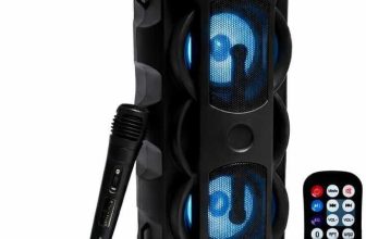 kenvex 234-PARTY-SPEAKER-MIC&REMOTE-TOWER 40 W Bluetooth Tower Speaker(Black, 2.0 Channel)