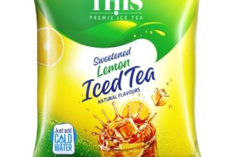 Continental THIS Lemon Iced Tea | Instant Ice Tea Powder | Refreshing Natural Lemon Flavor | Made with Premium Tea Leaves | Source of Vitamin C | 400g Pouch