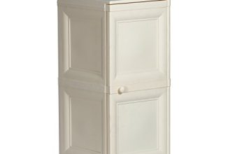 Cello Infiniti Mini 2 Storage Cabinet Plain (Cream )