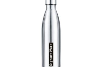 Signoraware Aqualene Vacuum Steel cola Hot and Cold bottle 500ml,Multicolour (1 Piece)