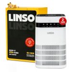 LINSO HUSH HEPA H13 Air Purifier For Bedroom 85 m³/h CADR, covers 216 Sq.Ft