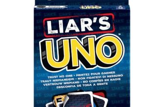Mattel Games Liar’s UNO Card Game for Adults, Kids, Families, Parties & Game Nights, Travel Fun, Outwit Other Players with Bluffing & Trickery