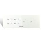 Kamonk 8 Module Custom Plate/Horizontal: (4 Gang x 2 units) + (Fan Regulator x 2 units) | Compatible with Alexa, Google Assist., Siri Shortcuts