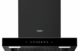 Whirlpool 60cm 1500 m3/hr Filterless Autoclean Kitchen Chimney | Free Installation | 11 Years Motor and 3 Years Comprehensive Warranty | TAFL 60 HAC BK HOOD | Motion Sensor + Touch Control | Black