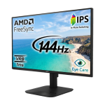Acer KA2 Series 60.45 cm (24 inch) Full HD LED Backlit IPS Panel with 6 axis Color Adjustment, 2X2W Inbuilt Speakers, Display Widget, VisionCare, ENERGY STAR Certified, Robust Stand Monitor (KA242Y)(Frameless, AMD Free Sync, Response Time: 1 ms, 144 Hz Refresh Rate)