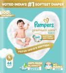 Pampers Premium Care Pant Diapers – L(44 Pieces)