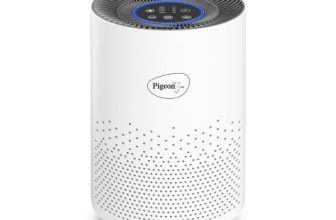 Pigeon Air Purifier for Home, HEPA H13, 99.99% PM2.5, White, 235 Sq Ft