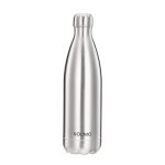 Amazon Brand – Solimo Stainless Steel Insulated 24 Hours Hot or Cold Bottle Flask, 1000 ml, Silver