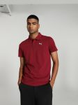 PUMA Solid Men Polo Neck Red T-Shirt