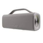 iGear Drift Portable 60W Bluetooth Speaker with Bluetooth 5.3, Deep Bass, TWS Pairing, RGB Lights, IPX5 Water Resistant, USB/TF Card/AUX Playback, Type-C Charging (Cold Grey)