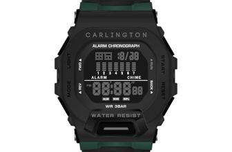 Carlington Digital Sports Watch, Dual Time, Alarm, Calendar, Stopwatch, Water-Resistant, Shock-Resistant, Back Light Display. The Perfect Watch for Men – CT 2106